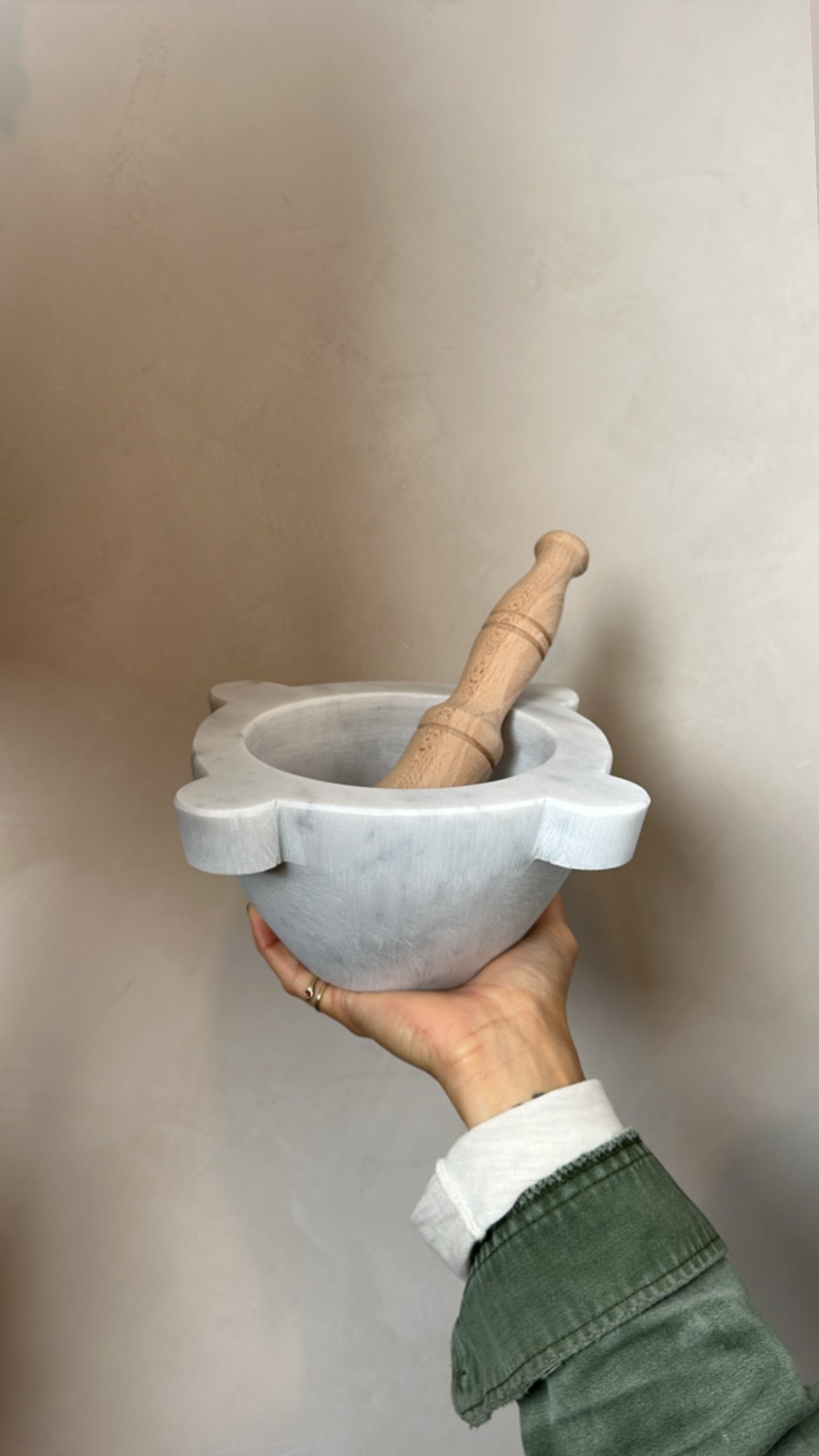 Mortaio in Marmo di Carrara