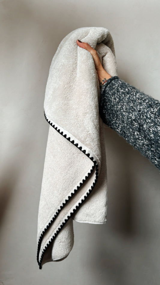 Asciugamano in Spugna Beige