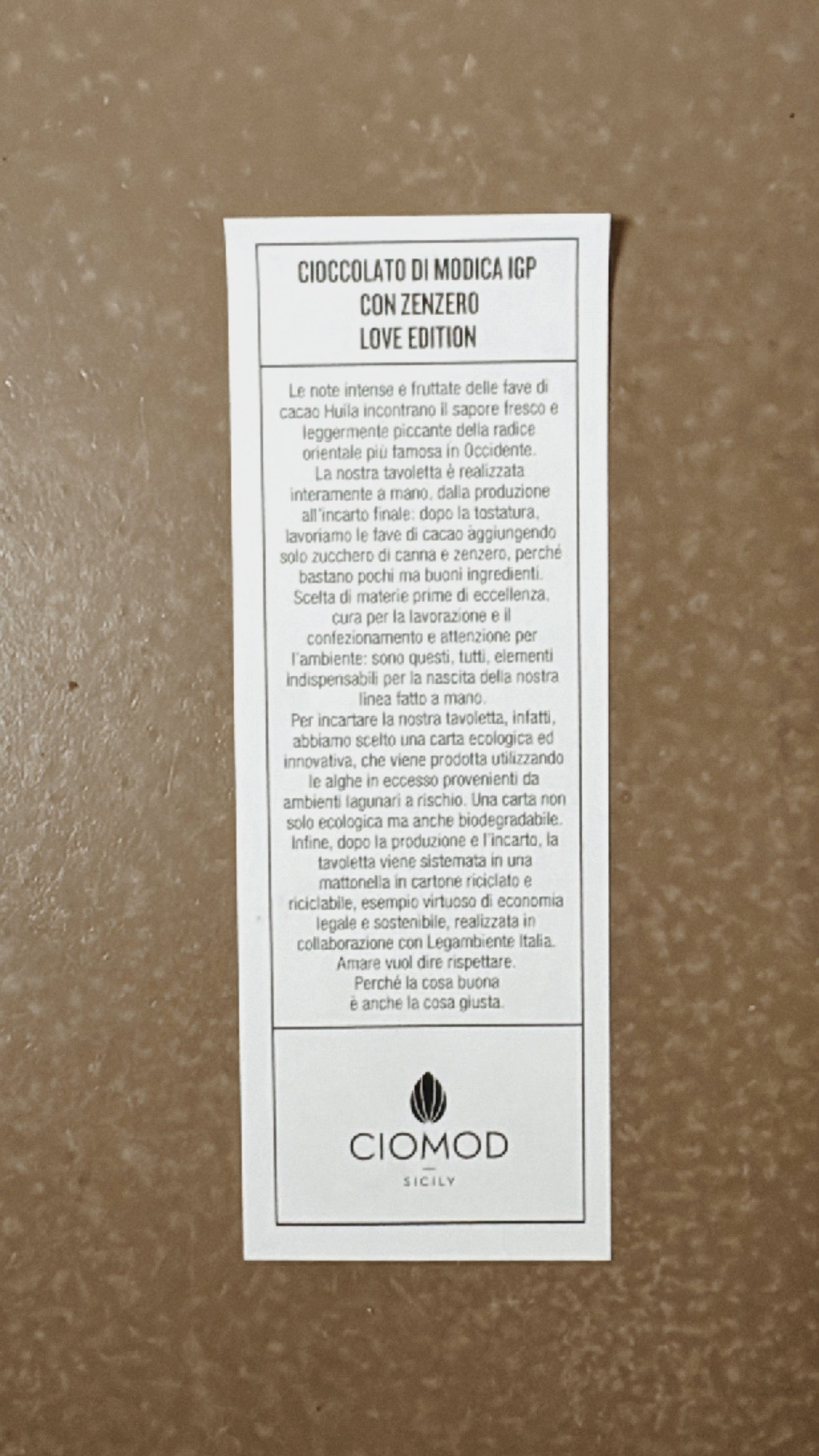 Cioccolato di Modica