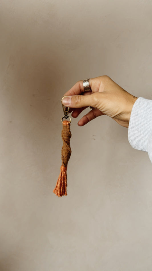 Portachiavi Macramè