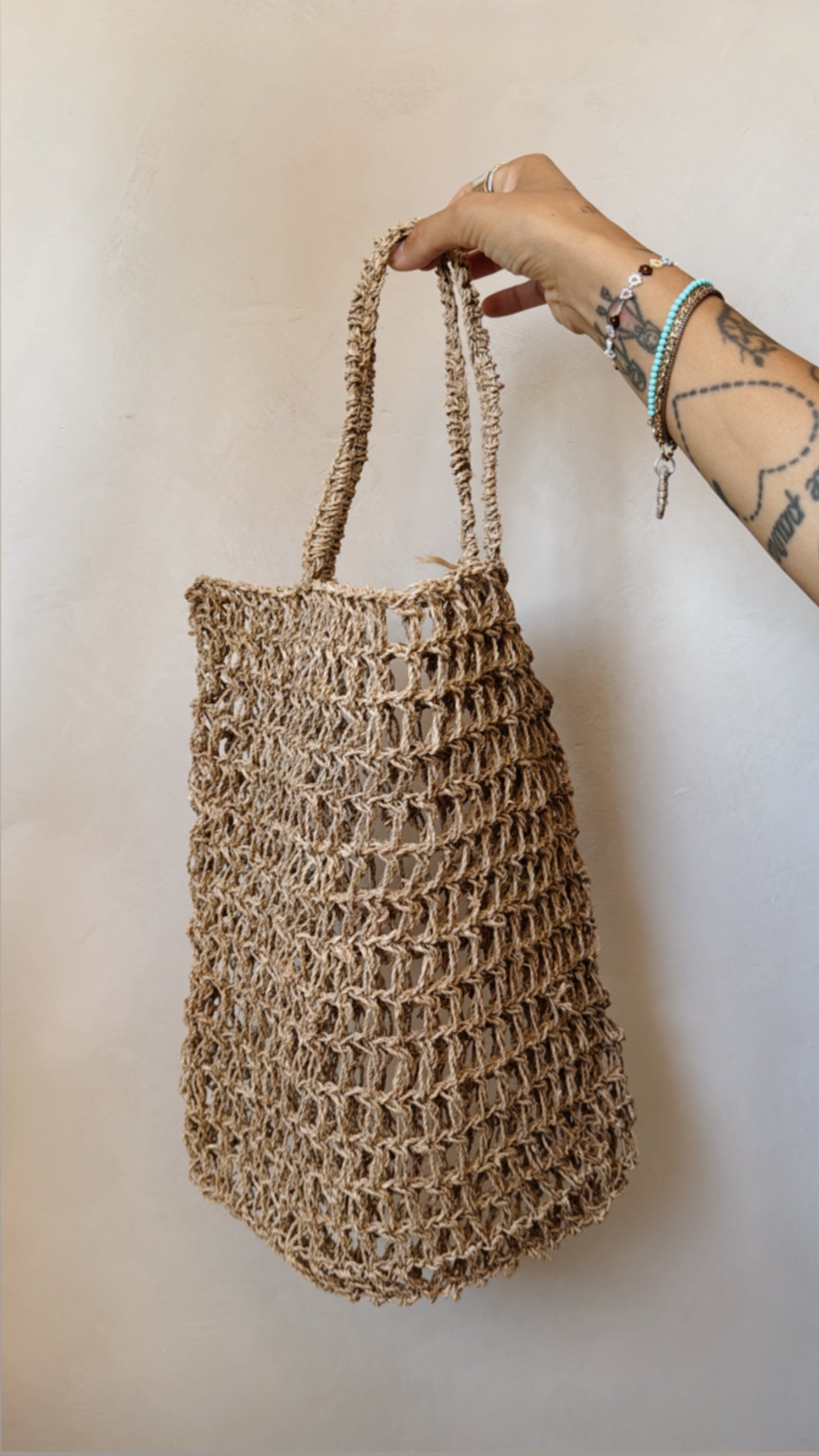 Shopper in Rafia