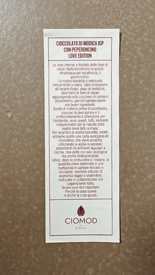 Cioccolato di Modica