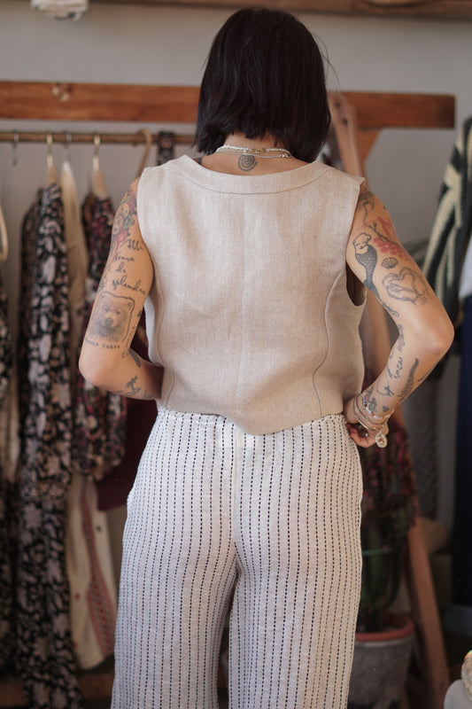 Pantalone Sartoriale Lino