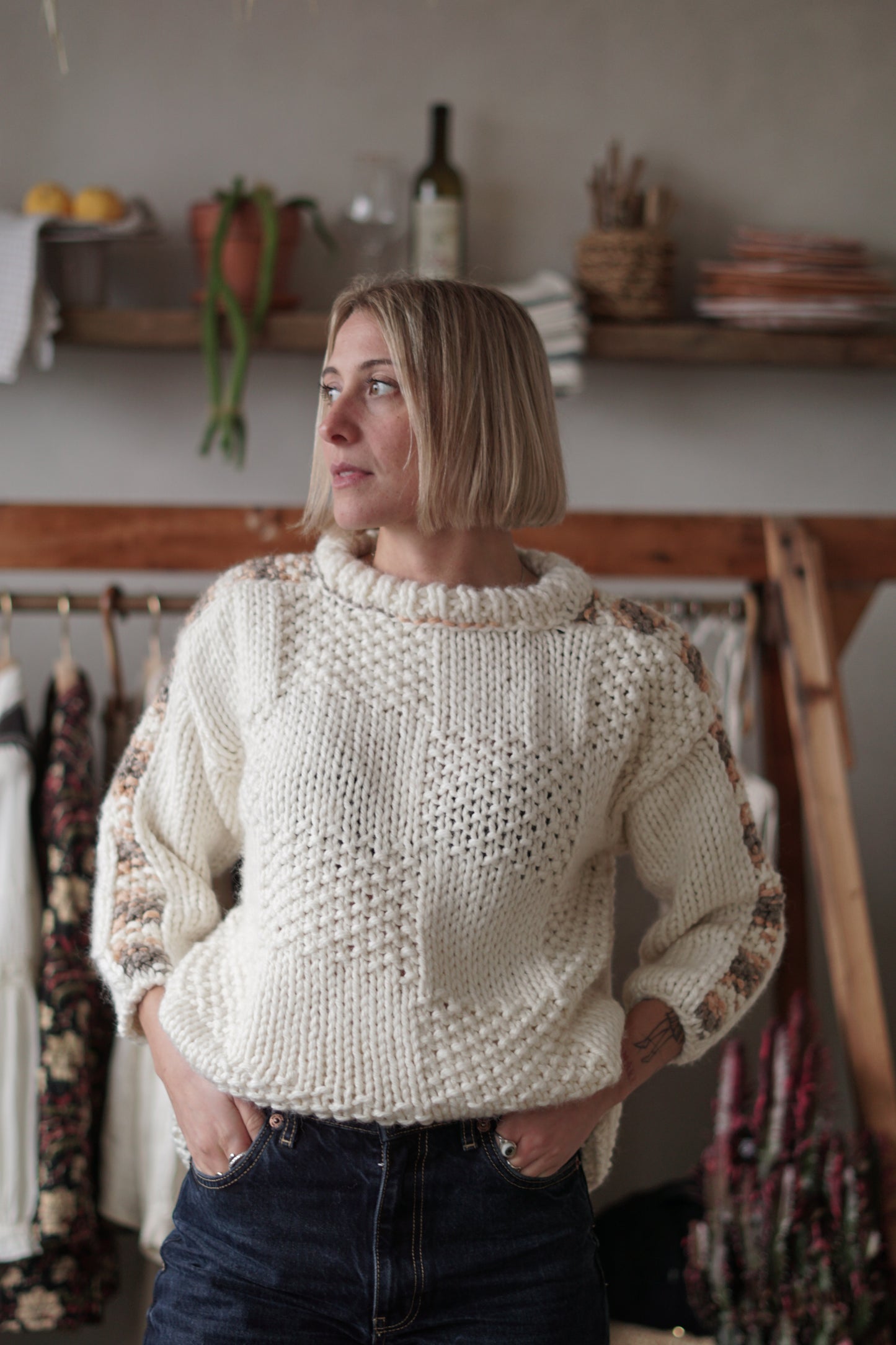 Maglione Panna