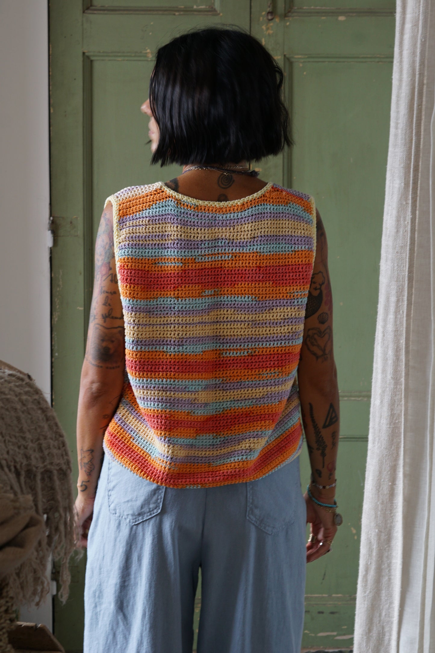 Gilet multicolor