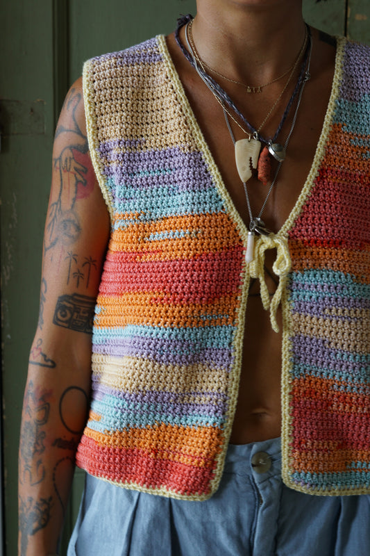 Gilet multicolor