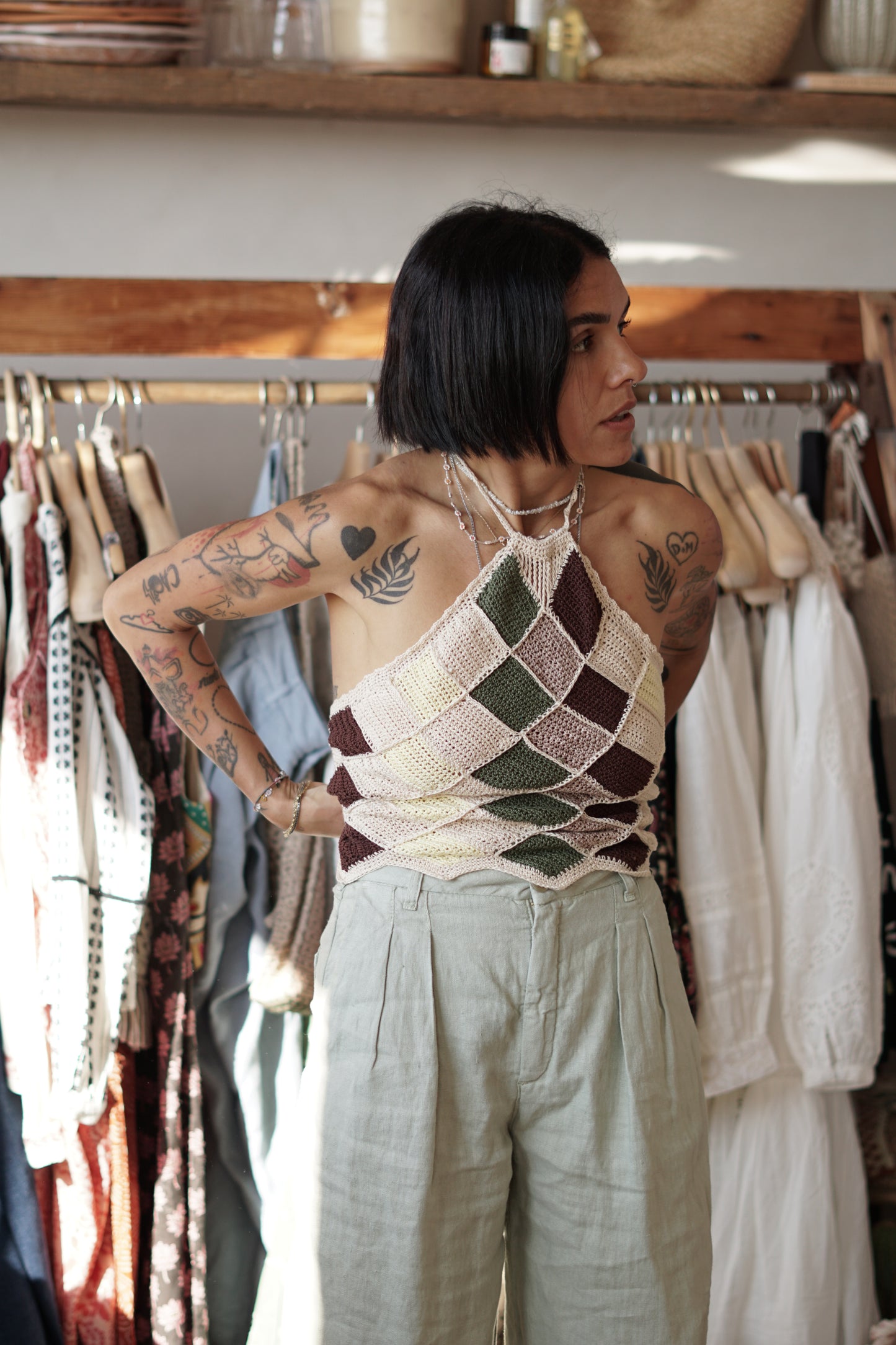 Pantalone Marisa Avocado
