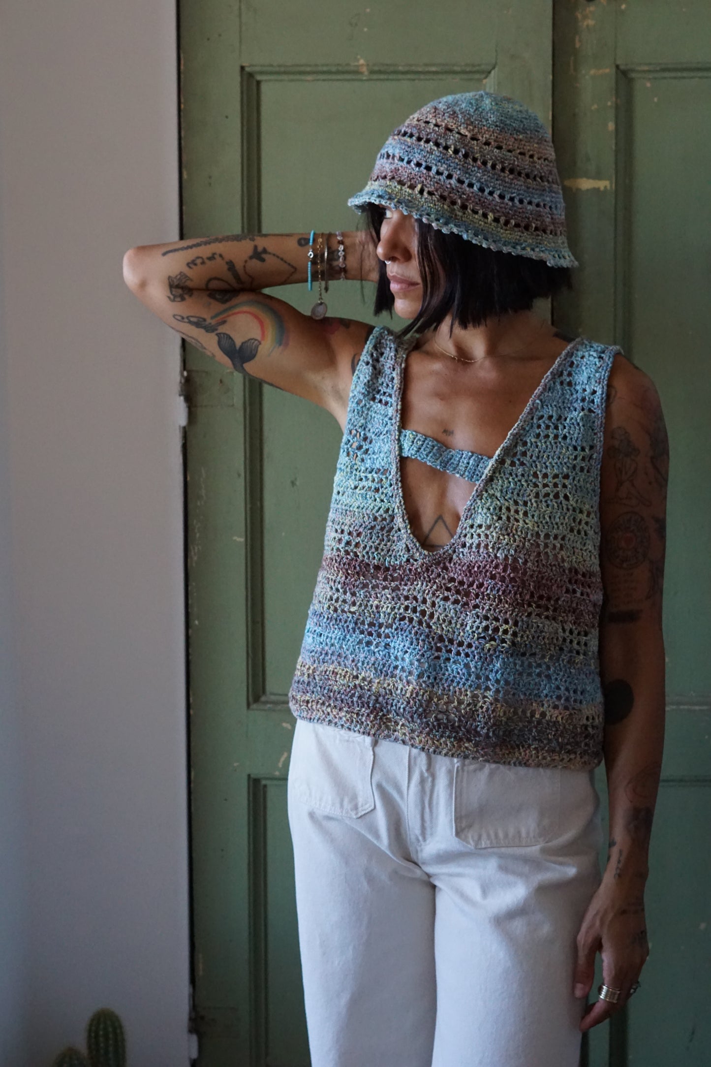 Top Cielo Multicolor