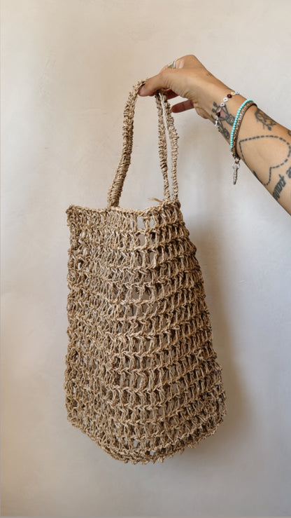 Shopper in Rafia