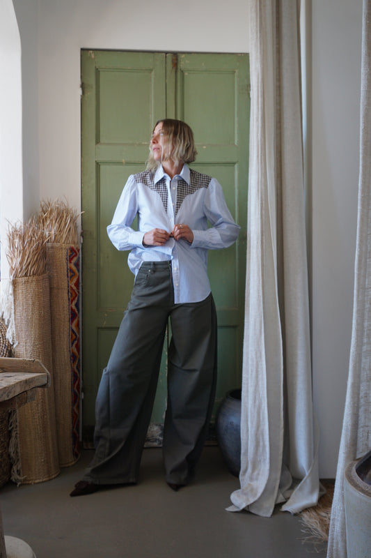 Pantalone Balloon Iride Kaki