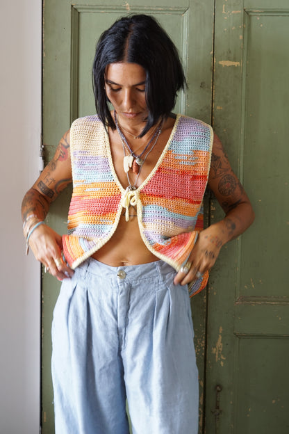 Gilet multicolor