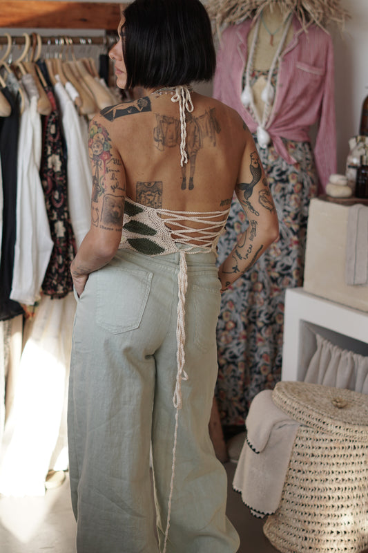 Pantalone Marisa Avocado